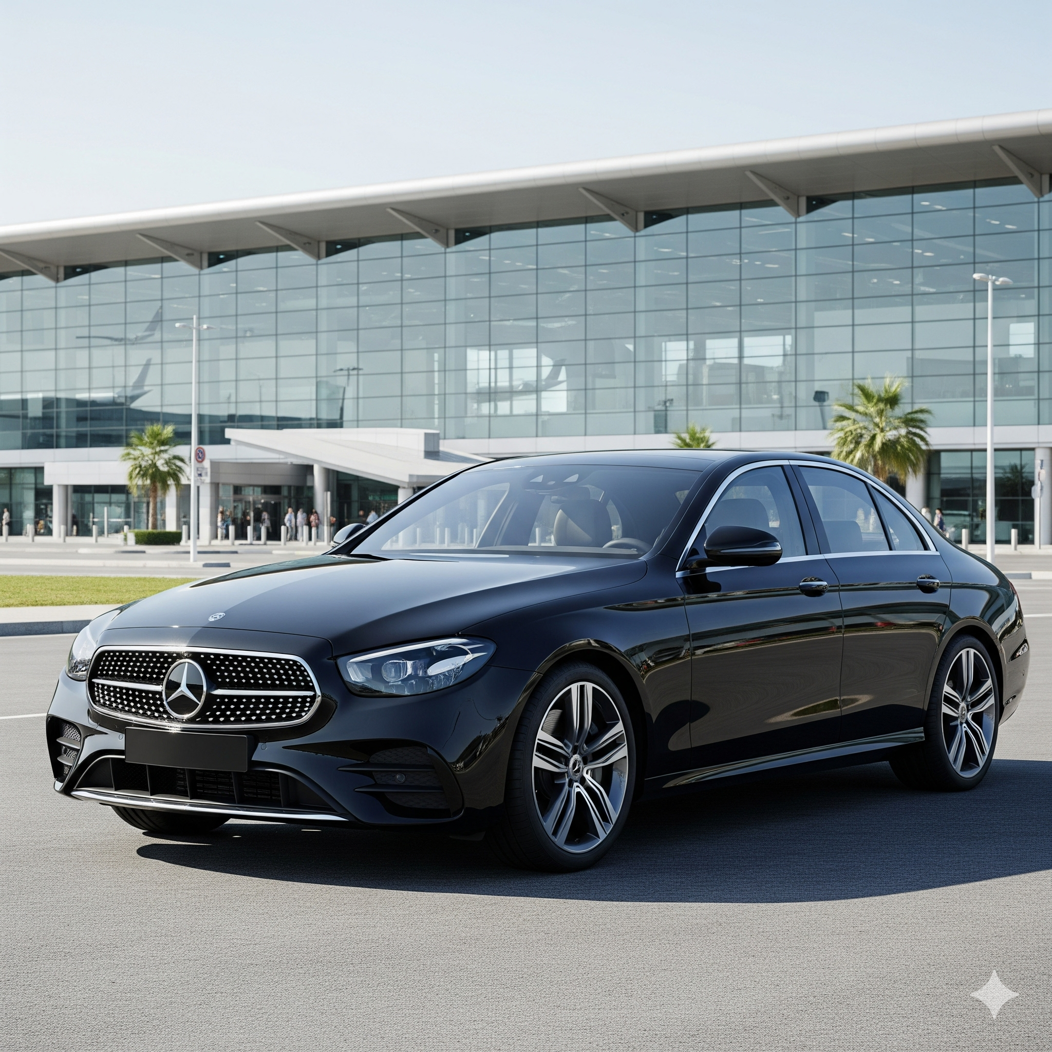 Premium Limousine (Mercedes E-Klasse schwarz)